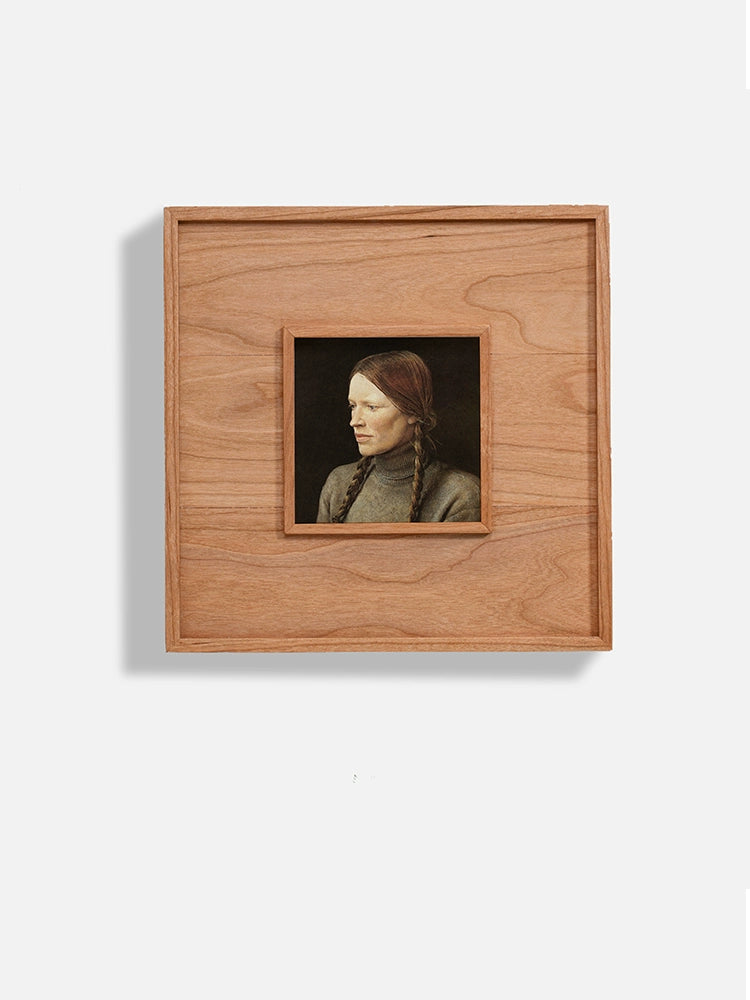 Solid Wood Vintage Frame / Oil Painting Frame 25x25cm