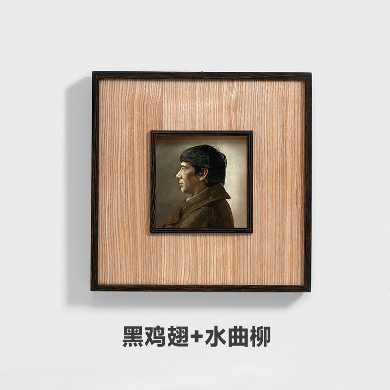 Solid Wood Vintage Frame / Oil Painting Frame 25x25cm