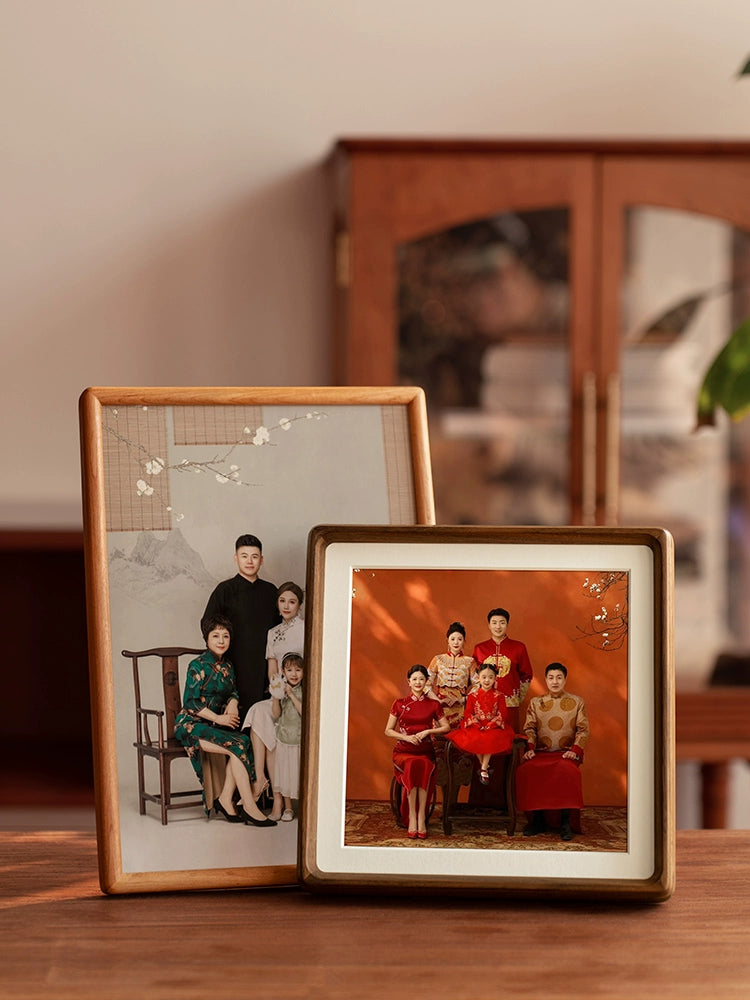 Solid Wood Gallery Frames (Teak/Cherry/Walnut) - Models A & S