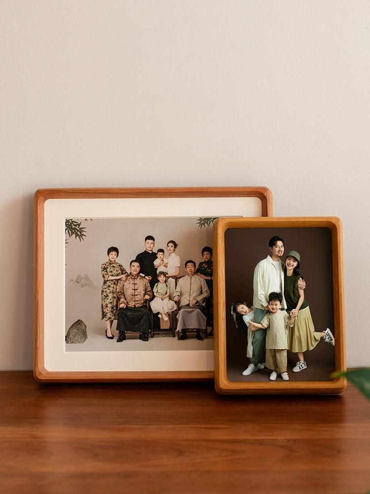 Solid Wood Gallery Frames (Teak/Cherry/Walnut) - Models A & S
