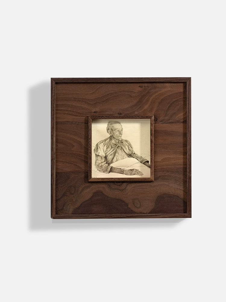 Solid Wood Vintage Frame / Oil Painting Frame 25x25cm