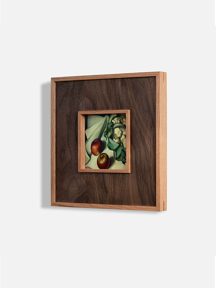 Solid Wood Vintage Frame / Oil Painting Frame 25x25cm