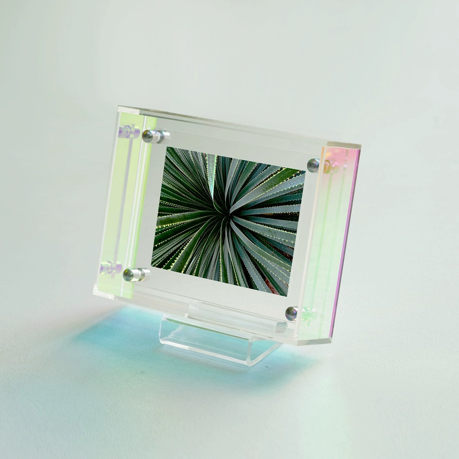 A-mini Acrylic Tabletop Photo Frame - Dual-Sided Display - Multiple Color Options